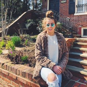 F21 Teddy Coat, great condition!!!!